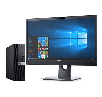 dell optiplex 5070 mt desktop pc (intel core i5/ 9th gen/ 4gb ram / 1tb hdd/ 19.5 inch monitor / dos/ with dvd/ usb keyboard mouse/ 3 years warranty),black